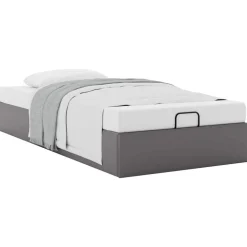 vidaXL Estructura de cama otomana sin colchón 80x200 cm Gris Best