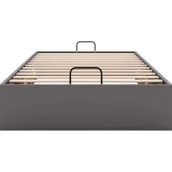 vidaXL Estructura de cama otomana sin colchón 80x200 cm Gris Best
