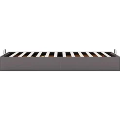 vidaXL Estructura de cama otomana sin colchón 80x200 cm Gris Best