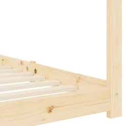 vidaXL Estructura de cama infantil de madera maciza de pino 70x140 cm Marrón Hot