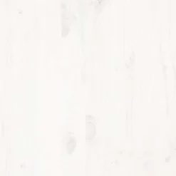 vidaXL Estructura de cama sin colchón madera maciza blanca 200x200 cm Blanco Discount