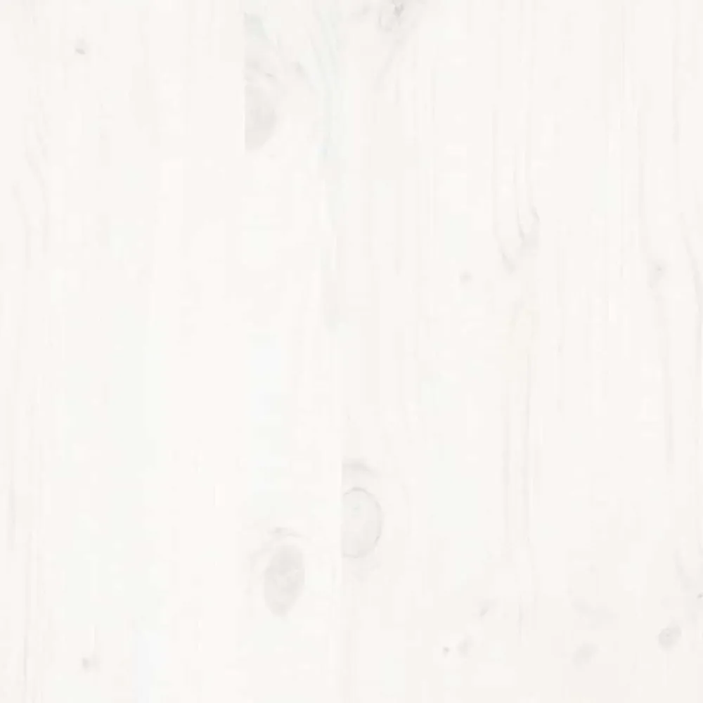 vidaXL Estructura de cama sin colchón madera maciza blanca 200x200 cm Blanco Discount