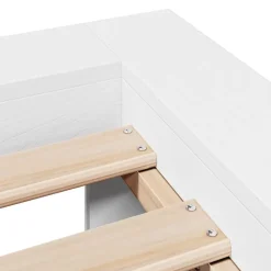 vidaXL Estructura de cama sin colchón madera maciza blanca 200x200 cm Blanco Discount