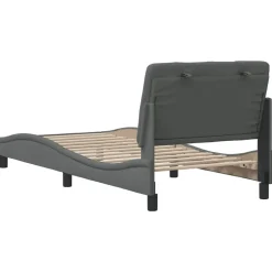 vidaXL Estructura de cama sin colchón tela 80x200 cm Gris oscuro Sale