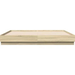 vidaXL Camas Y Accesorios-Estructura de cama madera de ingeniería 200x200 cm