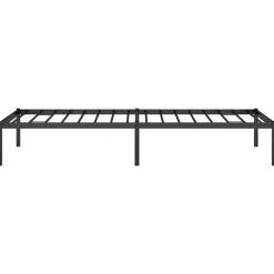 vidaXL Estructura de cama sin colchón metal 75x190 cm Negro Clearance
