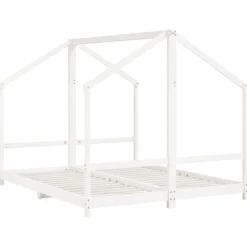 Niños vidaXL Mobiliario Para Bebés Y Niños Pequeños-Estructura de cama para niños madera pino 2x(80x200) cm