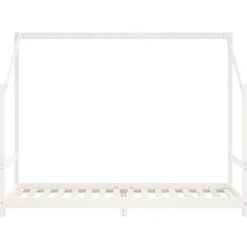 Niños vidaXL Mobiliario Para Bebés Y Niños Pequeños-Estructura de cama para niños madera pino 2x(80x200) cm