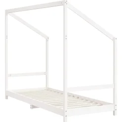 Niños vidaXL Mobiliario Para Bebés Y Niños Pequeños-Estructura de cama para niños madera pino 2x(80x200) cm