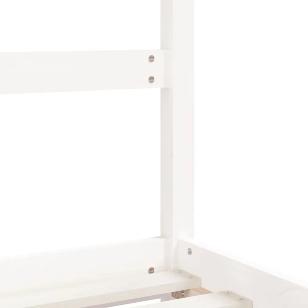 Niños vidaXL Mobiliario Para Bebés Y Niños Pequeños-Estructura de cama para niños madera pino 2x(80x200) cm