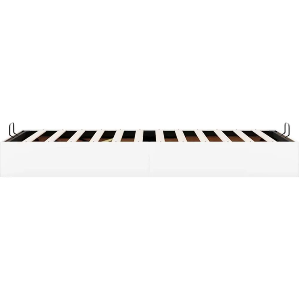 vidaXL Estructura de cama otomana sin colchón blanca 80x200 cm Blanco Discount