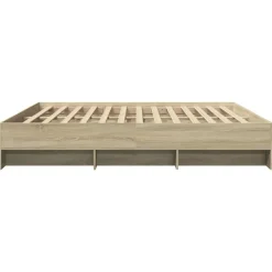 vidaXL Camas Y Accesorios-Estructura de cama sin colchón 200x200 cm