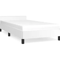 vidaXL Camas Y Accesorios-Estructura de cama con cabecero sin colchón 80x200 cm