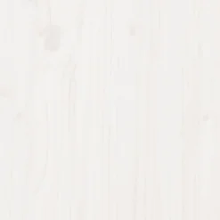 vidaXL Estructura de cama sin colchón madera maciza blanca 200x200 cm Blanco Clearance