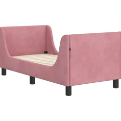 vidaXL Estructura de cama para niños pequeños con cabecera Rosa Outlet