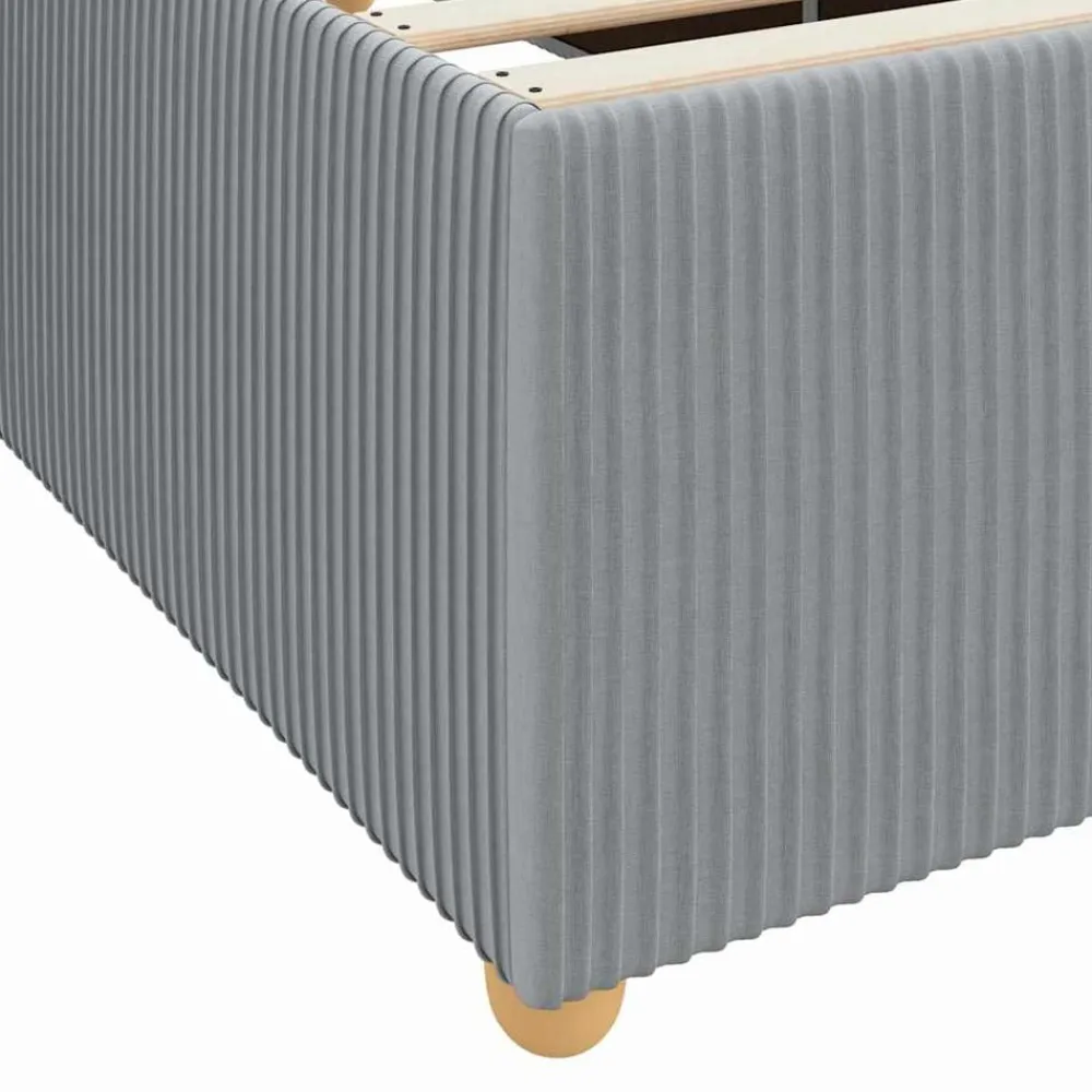 vidaXL Camas Y Accesorios-Estructura de cama con colchón 80 x 200 cm tela