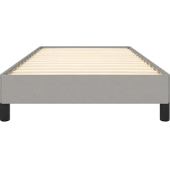 vidaXL Estructura de cama sin colchón tela 80x200 cm Gris claro Outlet