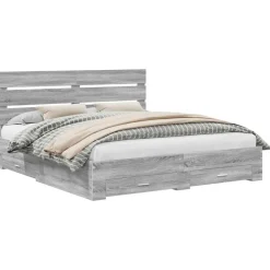 vidaXL Conjuntos De Muebles-Estructura de cama con cajón 200 x 200 cm