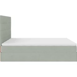 vidaXL Camas Y Accesorios-Estructura de cama otomana colchones terciopelo