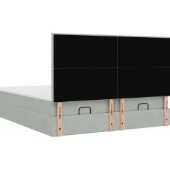vidaXL Camas Y Accesorios-Estructura de cama otomana colchones terciopelo