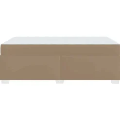 vidaXL Camas Y Accesorios-Estructura de cama con colchón 80 x 200 cm tela
