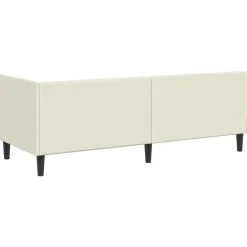 vidaXL Conjuntos De Muebles-Estructura de Cama Esquina con Colchón 2 pcs Terciopelo