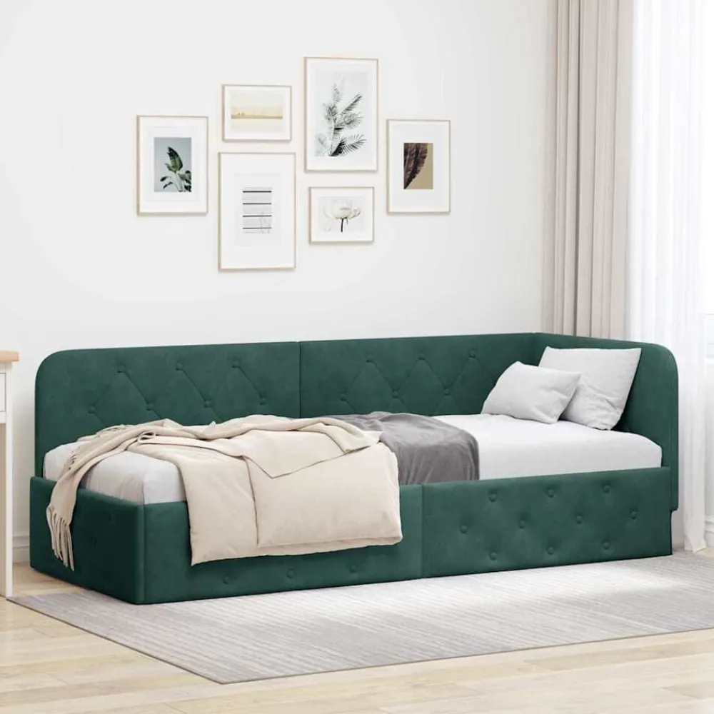 vidaXL Camas Y Accesorios-Estructura de cama en esquina 80 x 200 cm