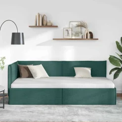 vidaXL Camas Y Accesorios-Estructura de cama en esquina 80 x 200 cm tela