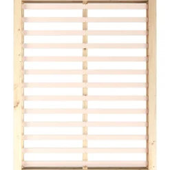 vidaXL Camas Y Accesorios-Estructura de cama de madera maciza 200x200 cm
