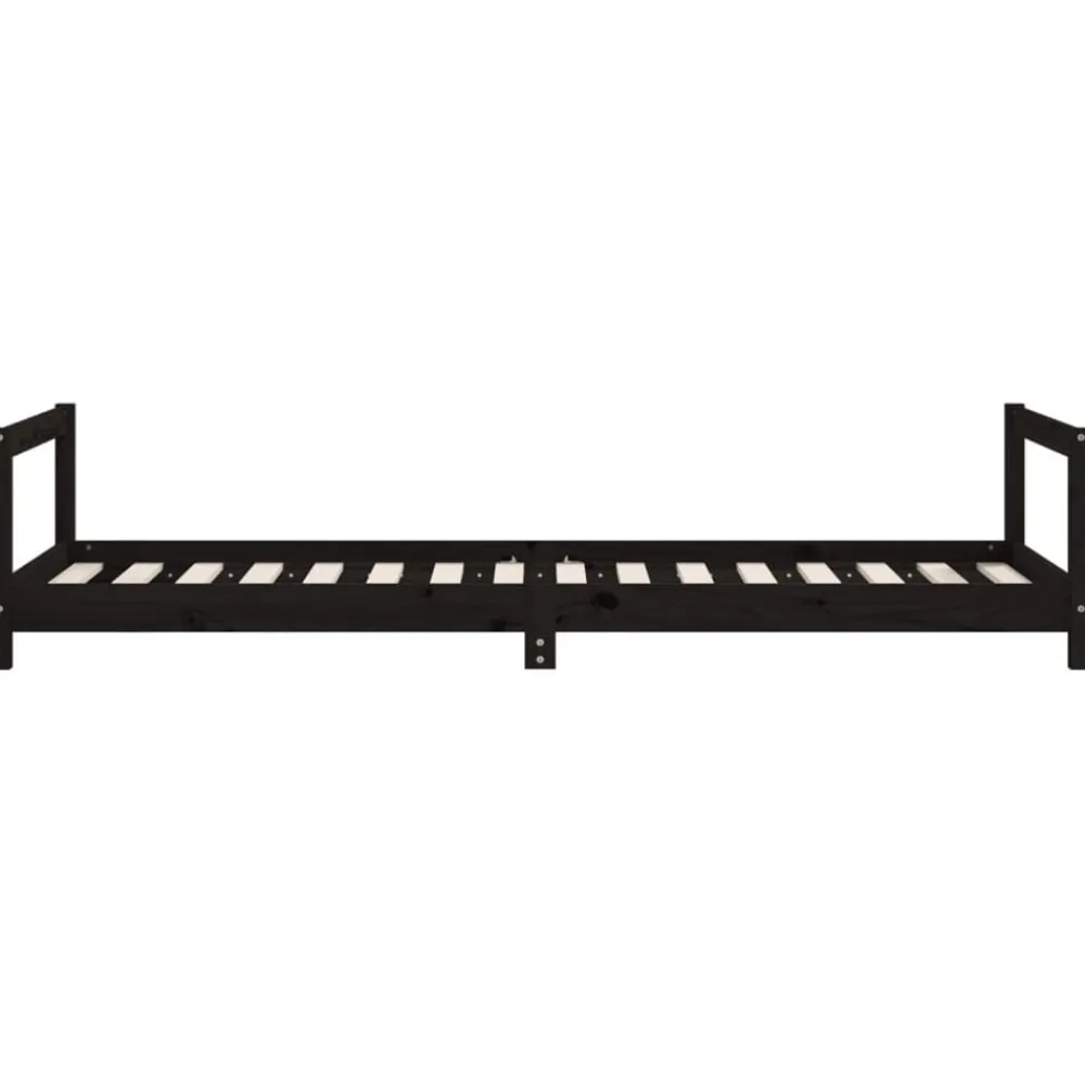 Niños vidaXL Mobiliario Para Bebés Y Niños Pequeños-Estructura de cama para niños madera de pino 90x200 cm