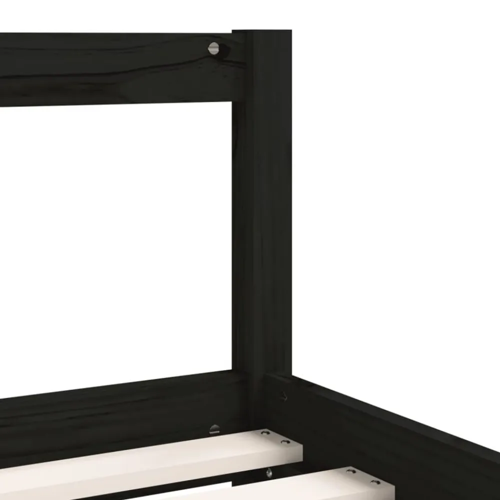 Niños vidaXL Mobiliario Para Bebés Y Niños Pequeños-Estructura de cama para niños madera de pino 90x200 cm