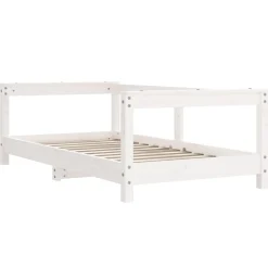 Niños vidaXL Mobiliario Para Bebés Y Niños Pequeños-Estructura de cama para niños madera de pino 70x140 cm