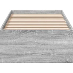 vidaXL Camas Y Accesorios-Estructura de cama madera de ingeniería 75x190 cm