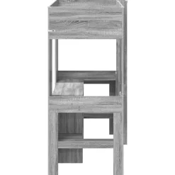 vidaXL Camas Y Accesorios-Estructura de litera con escritorio 75 x 190 cm