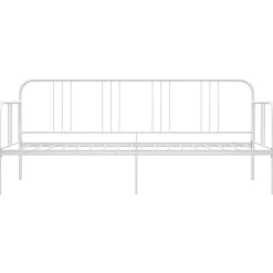 vidaXL Estructura de sofá cama sin colchón metal 90x200 cm Blanco Hot