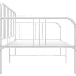 vidaXL Estructura de sofá cama sin colchón metal 90x200 cm Blanco Hot
