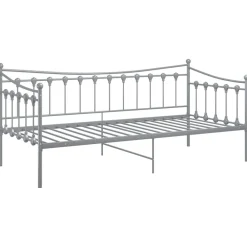 vidaXL Estructura de sofá cama sin colchón metal 90x200 cm Gris Online