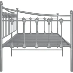vidaXL Estructura de sofá cama sin colchón metal 90x200 cm Gris Online