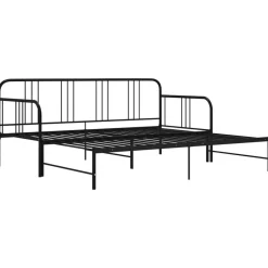vidaXL Camas Y Accesorios-Estructura sofá cama extraíble sin colchón metal 90x200cm