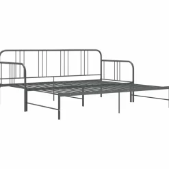 vidaXL Camas Y Accesorios-Estructura sofá cama extraíble sin colchón metal 90x200 cm