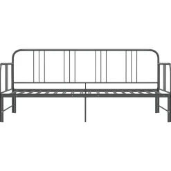 vidaXL Camas Y Accesorios-Estructura sofá cama extraíble sin colchón metal 90x200 cm