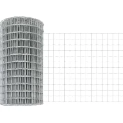vidaXL Euro Valla 0,4 x 10 m Hierro recubierto de PVC Acero galvanizado Outlet