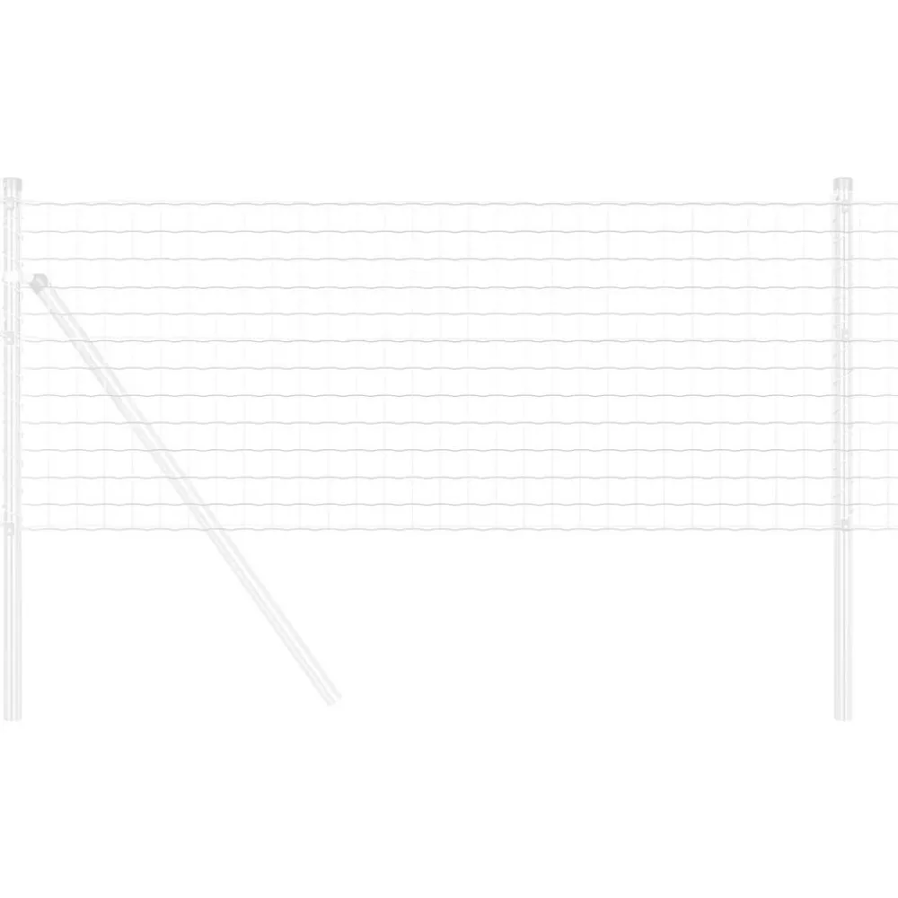 vidaXL Euro Valla 0,4 x 10 m Hierro recubierto de PVC Acero galvanizado Outlet