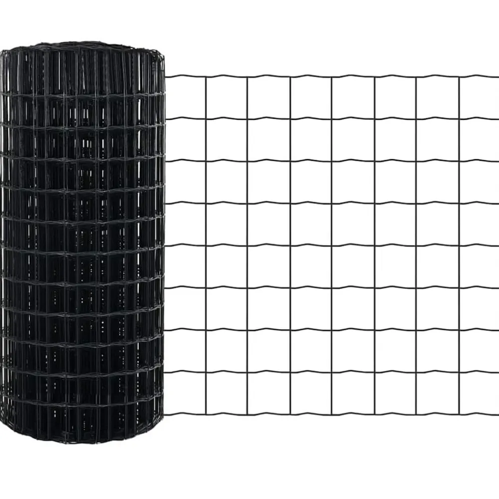 vidaXL Vallas De Jardín-Euro Valla 0,4 x 10 m Hierro recubierto de PVC