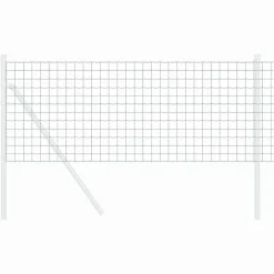 vidaXL Vallas De Jardín-Euro Valla 0,4 x 10 m Hierro recubierto de PVC