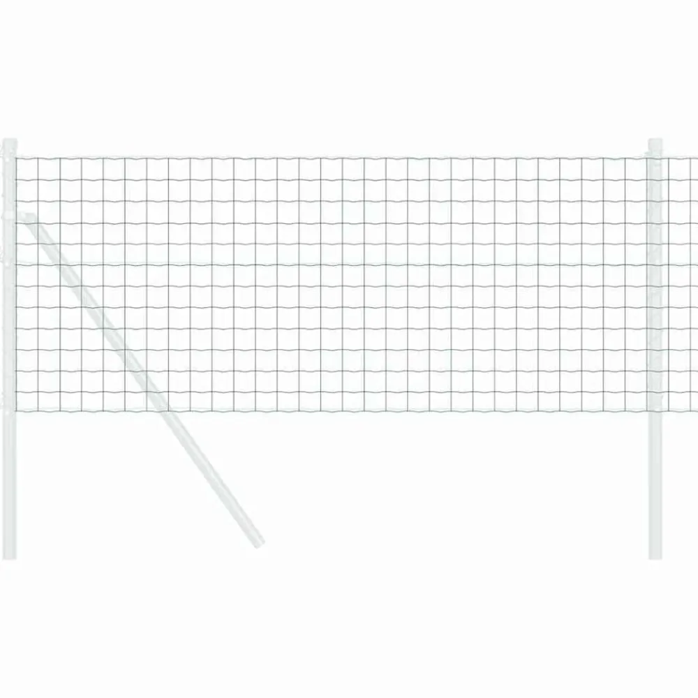 vidaXL Vallas De Jardín-Euro Valla 0,4 x 10 m Hierro recubierto de PVC