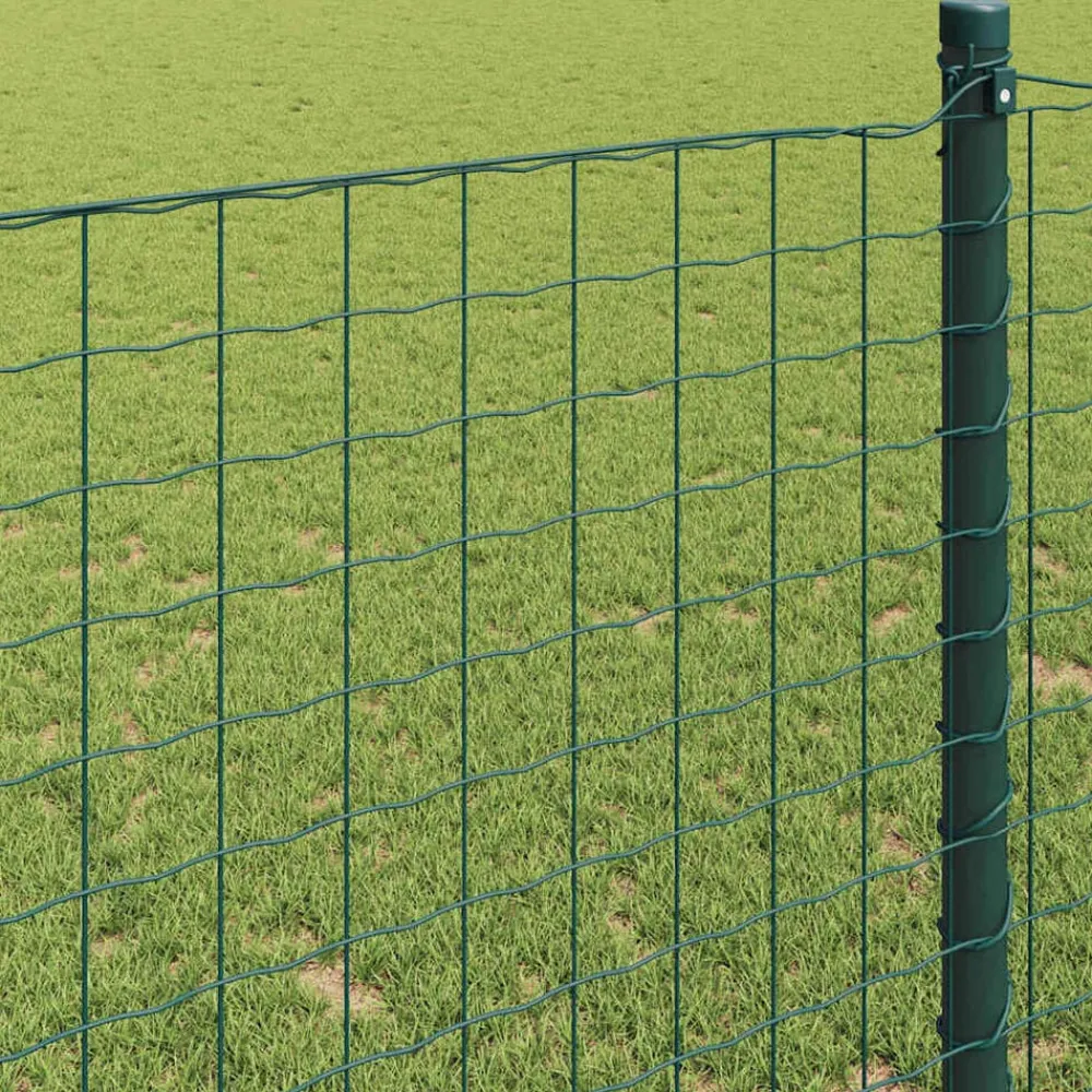 vidaXL Vallas De Jardín-Euro Valla 0,4 x 10 m Hierro recubierto de PVC