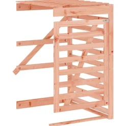 vidaXL Extensión para cobertizo de cubo de basura madera abeto Douglas Douglas natural Best