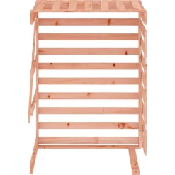 vidaXL Extensión para cobertizo de cubo de basura madera abeto Douglas Douglas natural Best