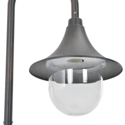 vidaXL Iluminación-Farola de jardín de aluminio color E27 120 cm